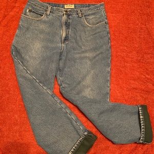 LL Bean fleece lined pants
